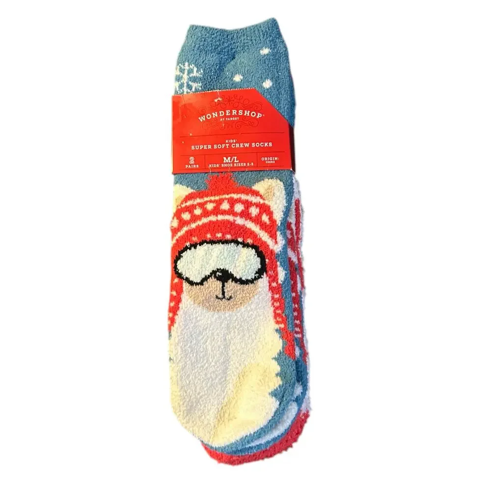 Wondershop Christmas Kids Socks M/L NWT